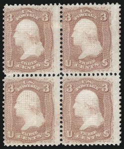 Sale 1026, Lot 1236, 1867-68 Grilled Issue and 1875 Re-Issue (Scott 79-109)