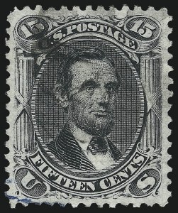 Sale 1026, Lot 1238, 1867-68 Grilled Issue and 1875 Re-Issue (Scott 79-109)