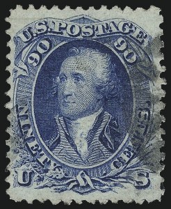 Sale 1026, Lot 1246, 1867-68 Grilled Issue and 1875 Re-Issue (Scott 79-109)