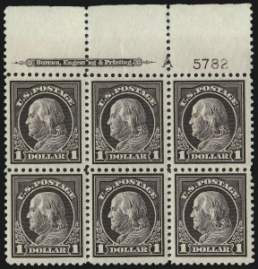 Sale 1026, Lot 1446, 1912-22 Issues, continued (Scott 498f-547)