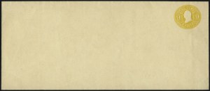Sale 1026, Lot 1567, Newpapers thru Postal Stationery, 9c Lemon on Buff (U66) Sale 1026, Lot 1567, Newpapers thru Postal Stationery