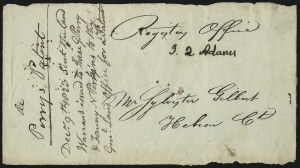 Sale 1026, Lot 1733, United States Postal History: Autographs and Free Franks