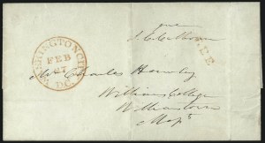 Sale 1026, Lot 1734, United States Postal History: Autographs and Free Franks