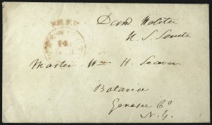 Sale 1026, Lot 1742, United States Postal History: Autographs and Free Franks