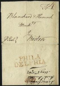 Sale 1026, Lot 1745, Stampless Covers