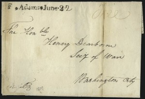 Sale 1026, Lot 1748, Stampless Covers