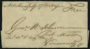 Sale 1026, Lot 1752, Stampless Covers
