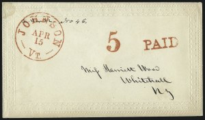 Sale 1026, Lot 1763, Stampless Covers