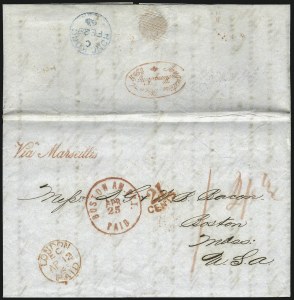 Sale 1026, Lot 1774, Railroad, Express and Ocean Mail Covers