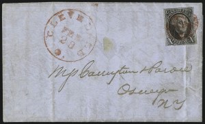 Sale 1026, Lot 1793, Postmasters Provisionals thru 1847 Issue on Cover