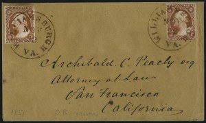 Sale 1026, Lot 1797, 1851-57 Issues on Cover