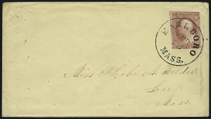 Sale 1026, Lot 1801, 1851-57 Issues on Cover