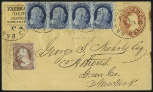 Sale 1026, Lot 1807, 1851-57 Issues on Cover
