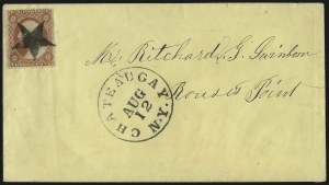Sale 1026, Lot 1812, 1851-57 Issues on Cover