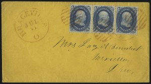 Sale 1026, Lot 1816, 1861-68 Issues on Cover