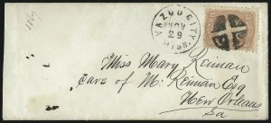 Sale 1026, Lot 1821, 1861-68 Issues on Cover