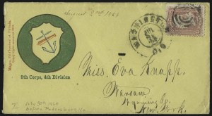 Sale 1026, Lot 1824, 1861-68 Issues on Cover