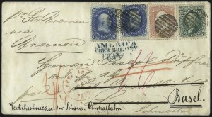 Sale 1026, Lot 1827, 1861-68 Issues on Cover