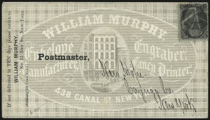 Sale 1026, Lot 1835, 1861-68 Issues on Cover