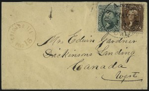 Sale 1026, Lot 1836, 1861-68 Issues on Cover