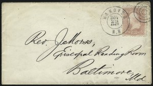 Sale 1026, Lot 1837, 1861-68 Issues on Cover