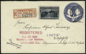 Sale 1026, Lot 1858, Bank Note thru Louisiana Purchase Issues on Cover