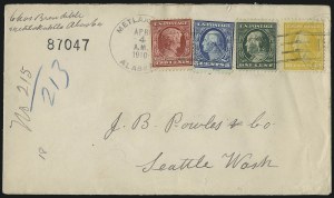 Sale 1026, Lot 1870, Washington-Franklin thru Later Issues on Cover