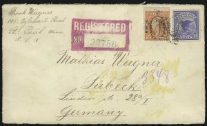 Sale 1026, Lot 1902, Air Post and Pioneer Flights thru Back-of-Book on Cover