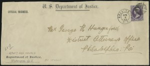 Sale 1026, Lot 1906, Air Post and Pioneer Flights thru Back-of-Book on Cover