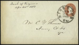 Sale 1026, Lot 1926, Civil War and Confederate States thru Hawaii: Stamps and Covers