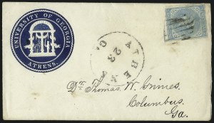 Sale 1026, Lot 1945, Civil War and Confederate States thru Hawaii: Stamps and Covers