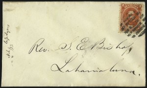 Sale 1026, Lot 1954, Civil War and Confederate States thru Hawaii: Stamps and Covers