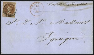 Sale 1026, Lot 2046, Foreign Stamps and Covers: Cape of Good Hope thru Chile