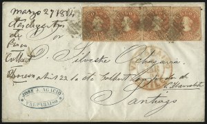 Sale 1026, Lot 2050, Foreign Stamps and Covers: Cape of Good Hope thru Chile
