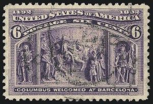Sale 1027, Lot 119, Columbian Issue (Scott 230-245)