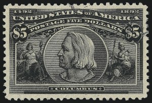 Sale Number 1027, Lot Number 130, Columbian Issue (Scott 230-245)