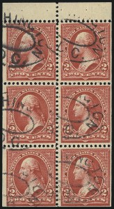 Sale 1027, Lot 160, 1898 Bureau Issue Change of Colors (Scott 279-283)