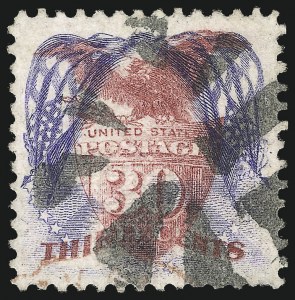 Sale 1027, Lot 18, 1869 Pictorial Issue Inverts (Scott 119b-121b)