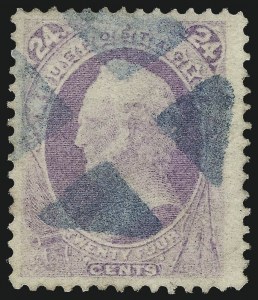 Sale 1027, Lot 40, 1870-71 National Bank Note Co. H Grills (Scott 134-144)