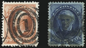 Sale 1027, Lot 79, 1875 Continental Bank Note Co. Issues (Scott 175-179)