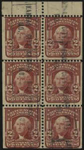 Sale 1028, Lot 317, 2c Shield Issue (Scott 319-320)