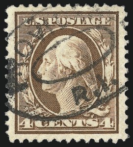 Sale 1028, Lot 325, 1908-09 Perf 12 Double-Line Watermark Issue (Scott 331-356)