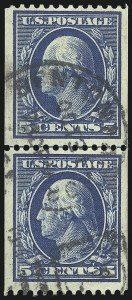 Sale 1028, Lot 331, 1908-09 Perf 12 Double-Line Watermark Issue (Scott 331-356)