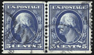 Sale 1028, Lot 335, 1908-09 Perf 12 Double-Line Watermark Issue (Scott 331-356)