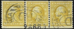 Sale 1028, Lot 336, 1908-09 Perf 12 Double-Line Watermark Issue (Scott 331-356)