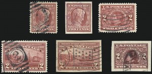 Sale 1028, Lot 345, 1909 Commemorative Issues, 1910-11 Perf 12 Single-Line Watermark Issue (Scott 367-389)