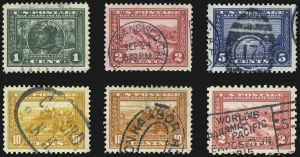 Sale 1028, Lot 366, Panama-Pacific Issue (Scott 397-404)