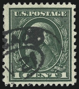 Sale 1028, Lot 382, 1914 Perf 12 x 10 Issue and Perf 10 x 12 Issue (Scott 423A-423D)
