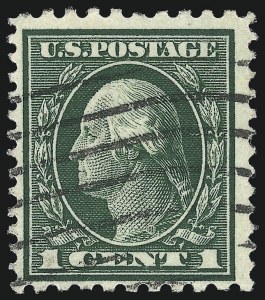 Sale 1028, Lot 385, 1914 Perf 12 x 10 Issue and Perf 10 x 12 Issue (Scott 423A-423D)