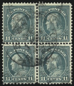 Sale 1028, Lot 434, 1917-19 Perf 11 Unwatermarked Issue (Scott 498-518b)
